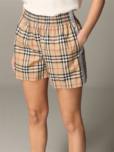 burberry 48 short|burberry check panel pants.